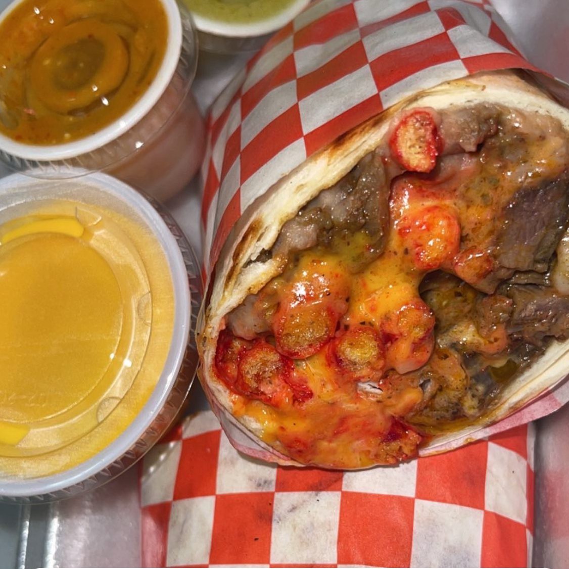 Hot Cheetos Burrito.