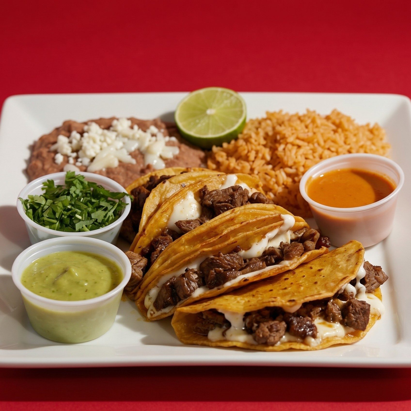 Nubia's Taco Plate.